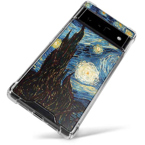Vincent Van Gogh The Starry Night Google Pixel 6 Clear Case